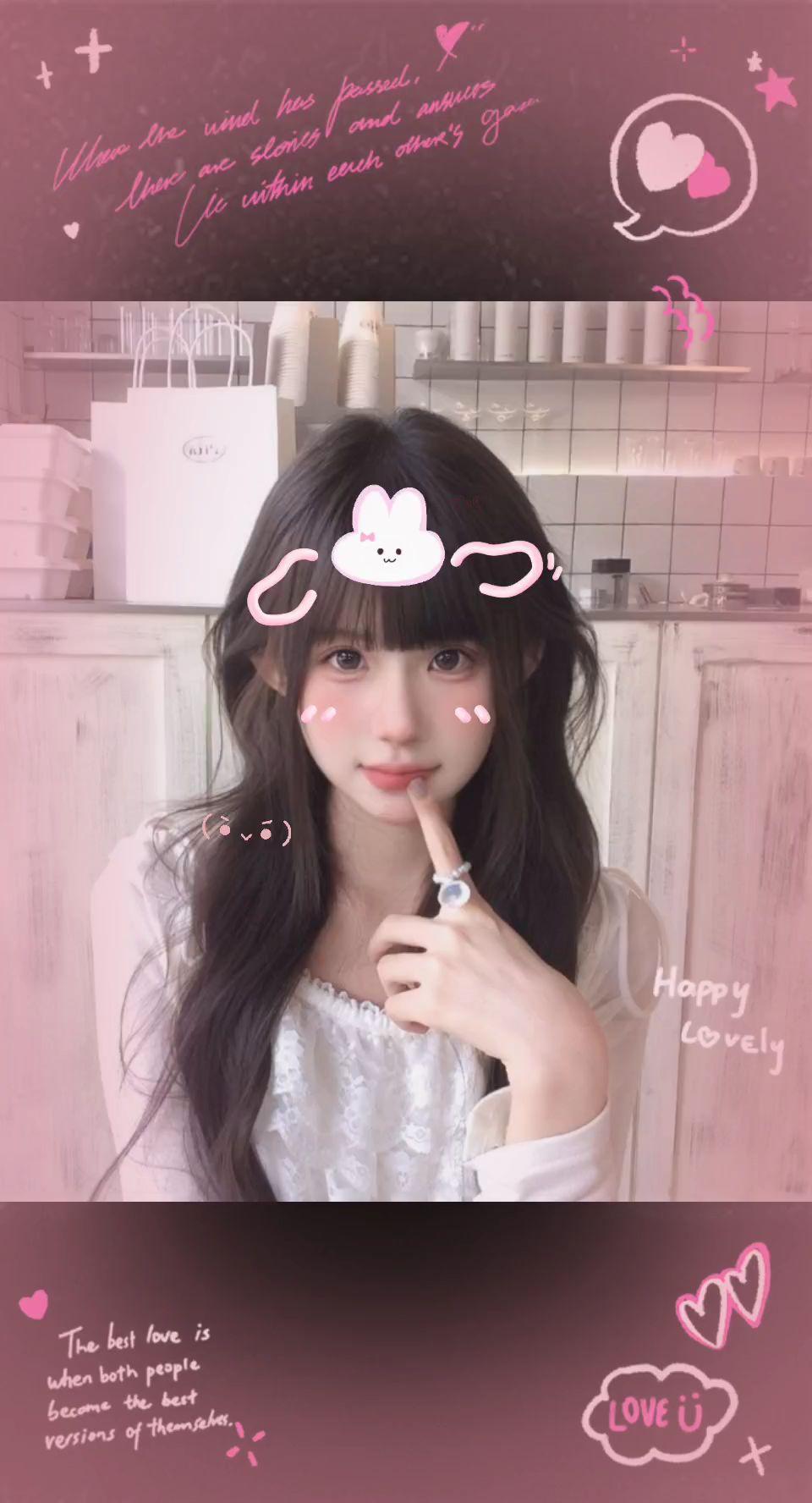 甜妹垂耳兔，萌萌哒。
