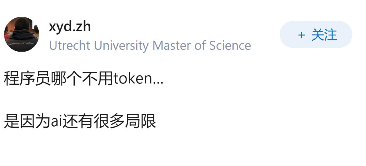 现在还需要程序员的很大原因是 Token 太贵吧？