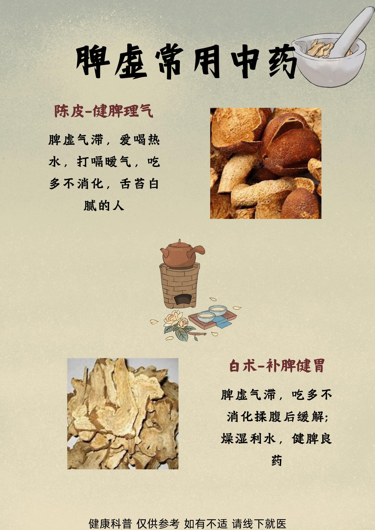 脾胃调理的常用药