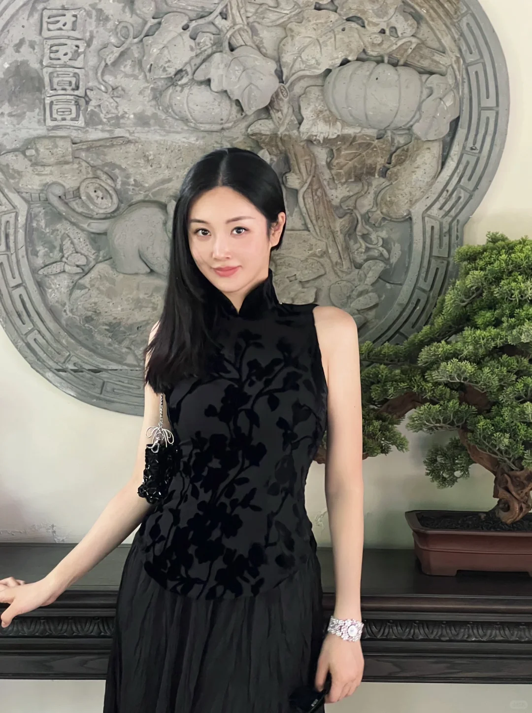好喜欢旗袍的清冷感 永远都爱东方美学
