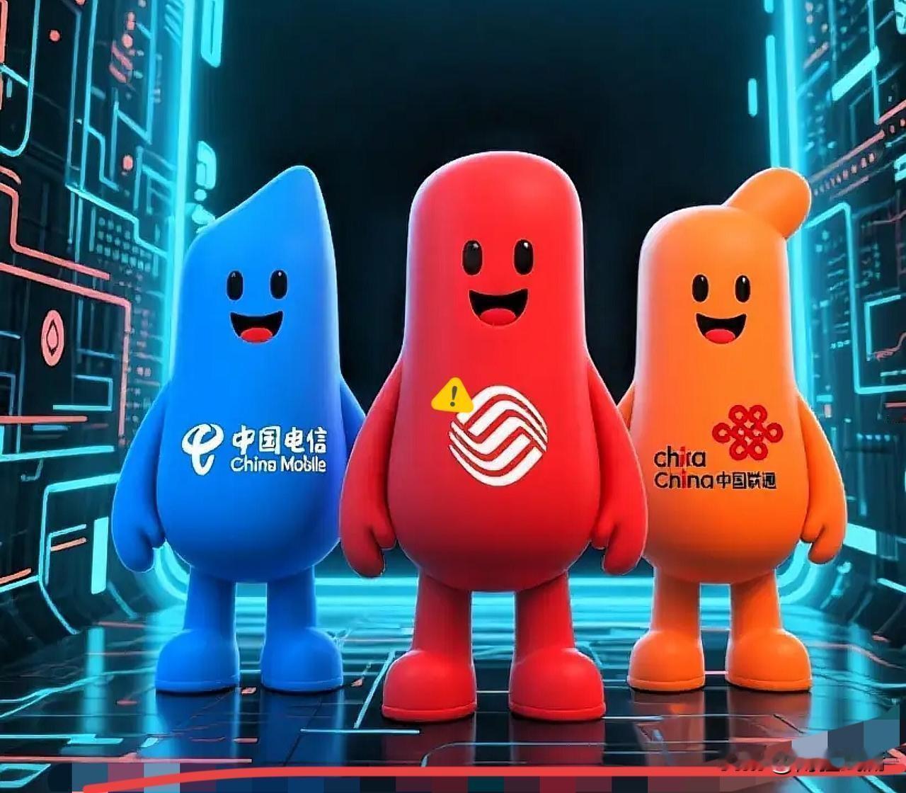 2024年三大运营商营收数据
- 中国移动：2024年营收10408亿元 
​