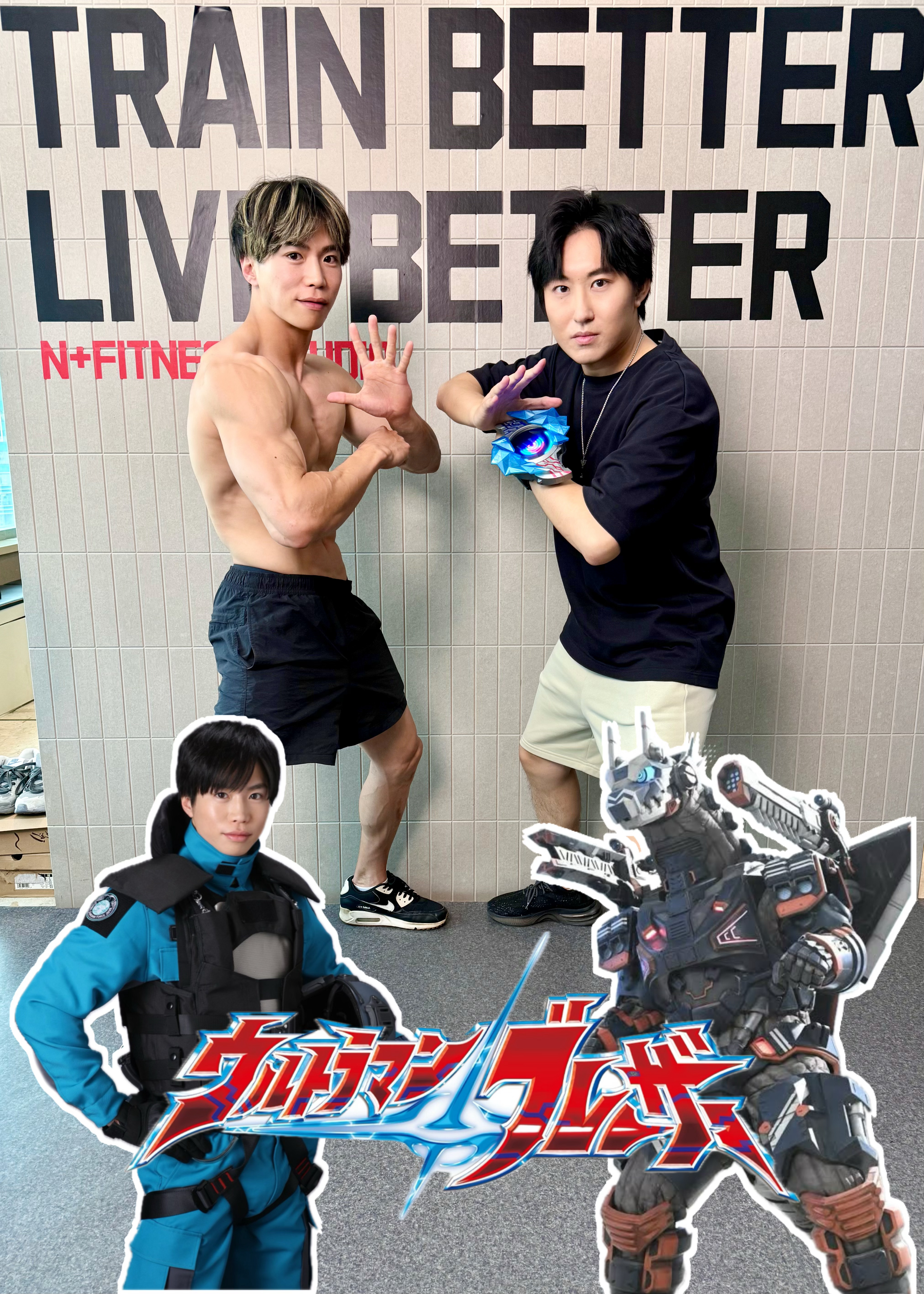 专业的就是不一样，最强筋トレ🏋️梶原飒布莱泽奥特曼 ​​​