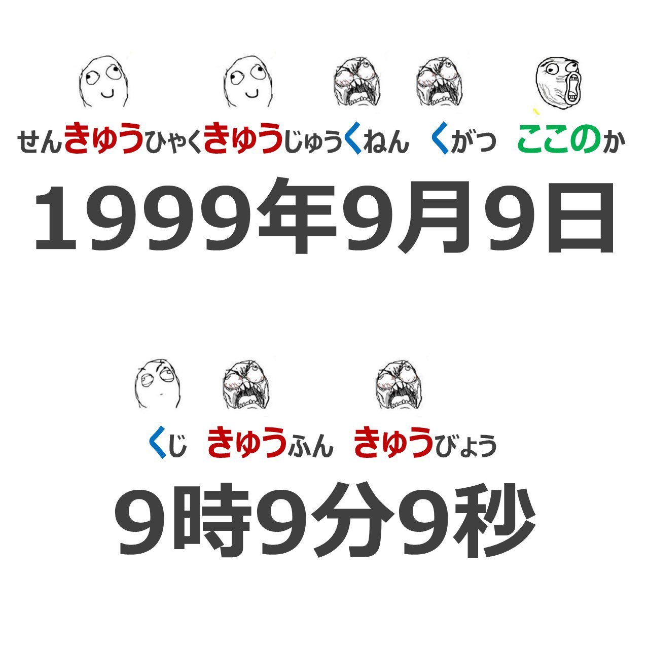 #日语有多难学# 学过日语的小伙伴过来测试一下。不假思索、准确无误地说出：199