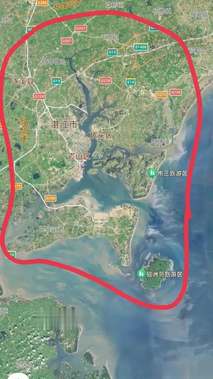 湛江没有发展好的原因就是它是一个港口城市 广东最不缺的就是港口，港口是唯一优势那