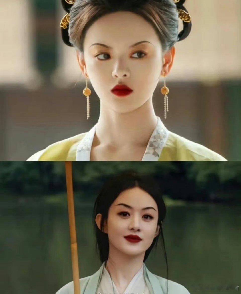 网友p的大如妆容，也就景甜抗住了 ​​​