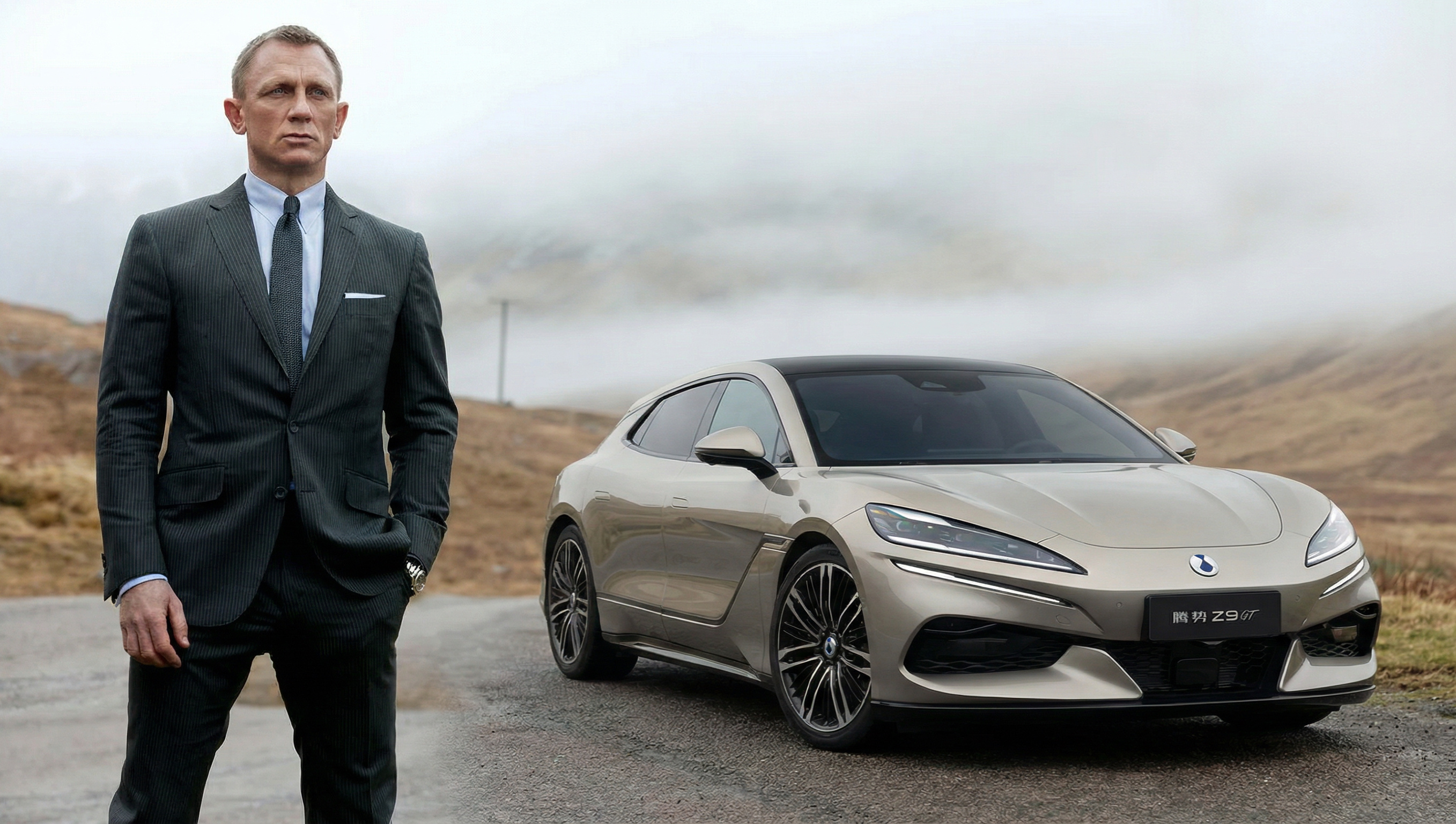 才看到腾势签 丹尼尔·克雷格~听名字估计有人不认识！再说个身份估计就都知道了，0