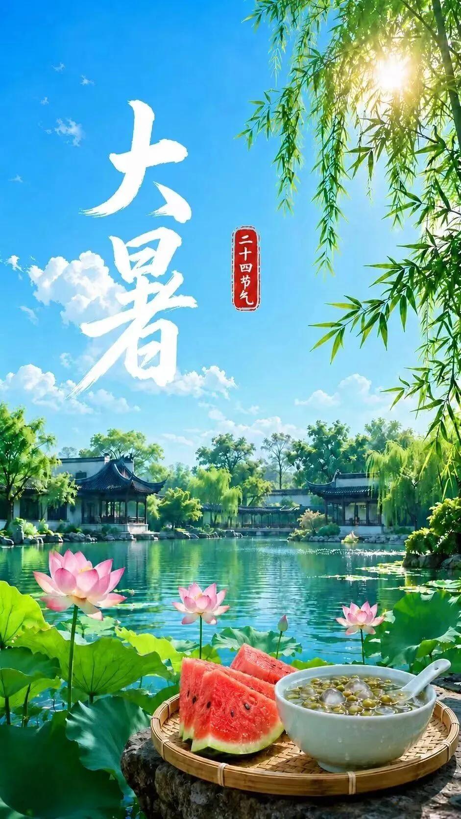 朋友们好，今日大暑，是一年最热的季节，也是莘莘学子们获取录取通知书的火热进行时，