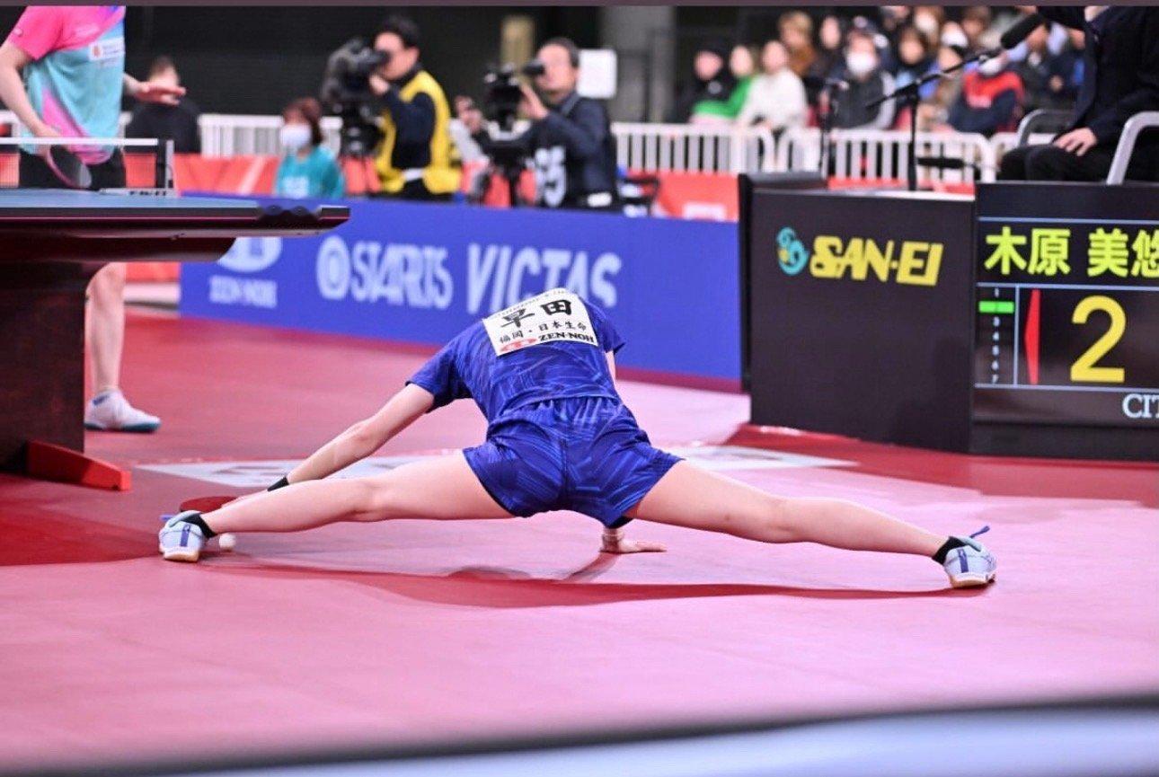 彩蛋早田美腿早田的腿在日本来说确实“与众不同”又长 又直（这很难得） 关键还白