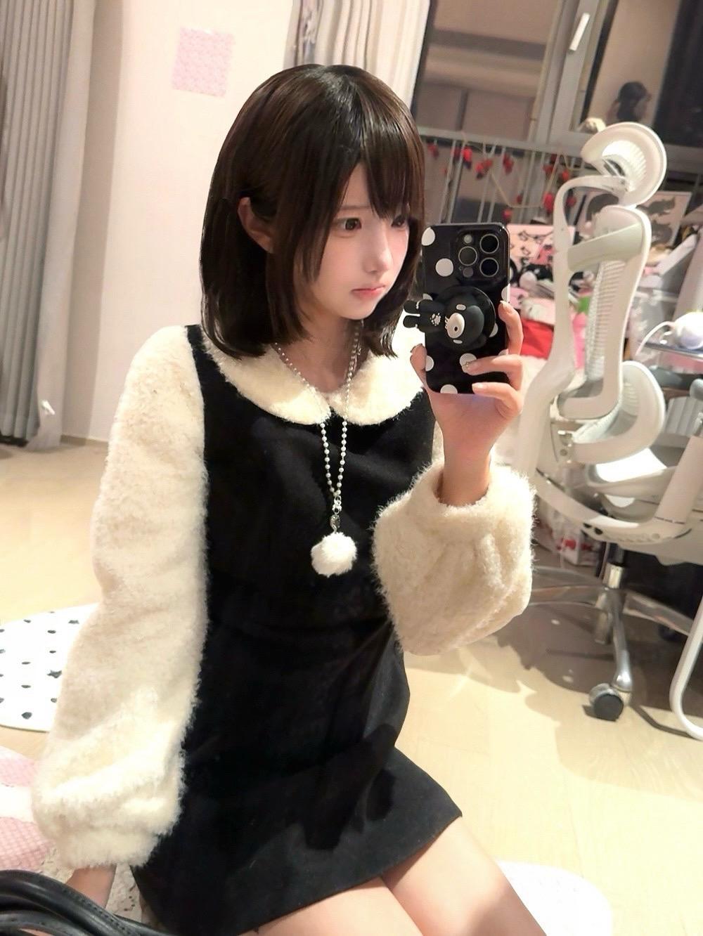 穿上了毛茸茸的衣服ᜊ(˶ᐢ. .ᐢ˵)ᜊ。