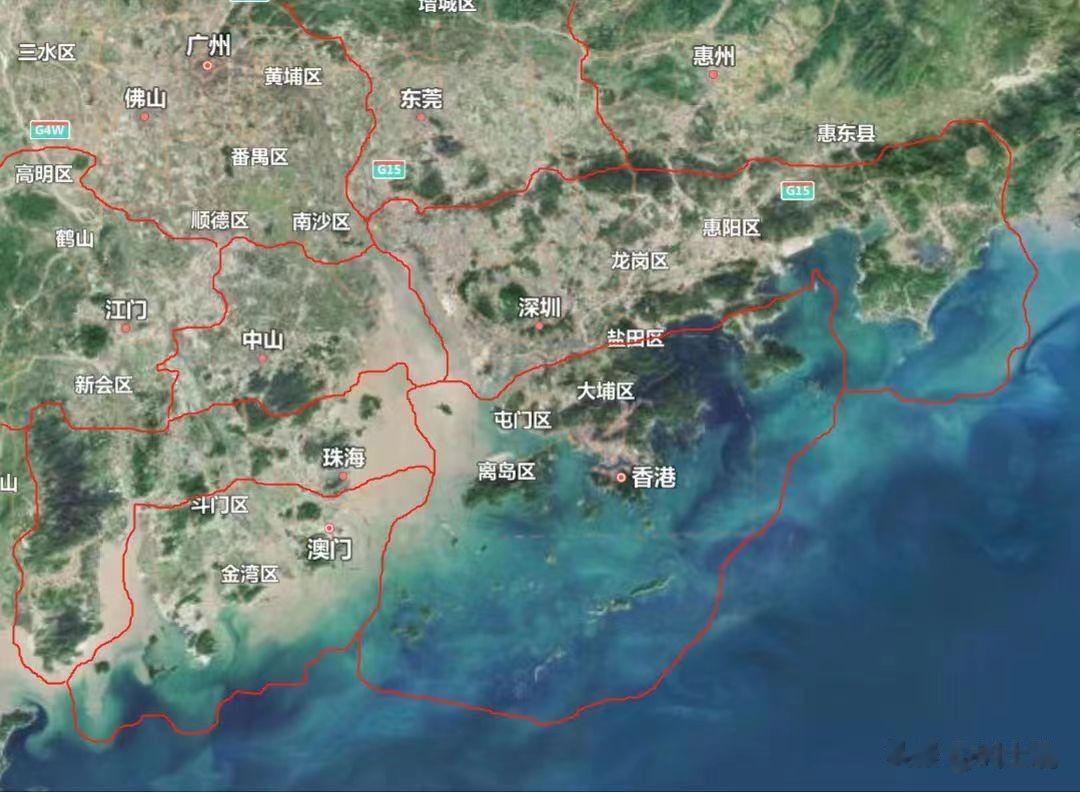 珠三角各城市模拟行政区划划分一览