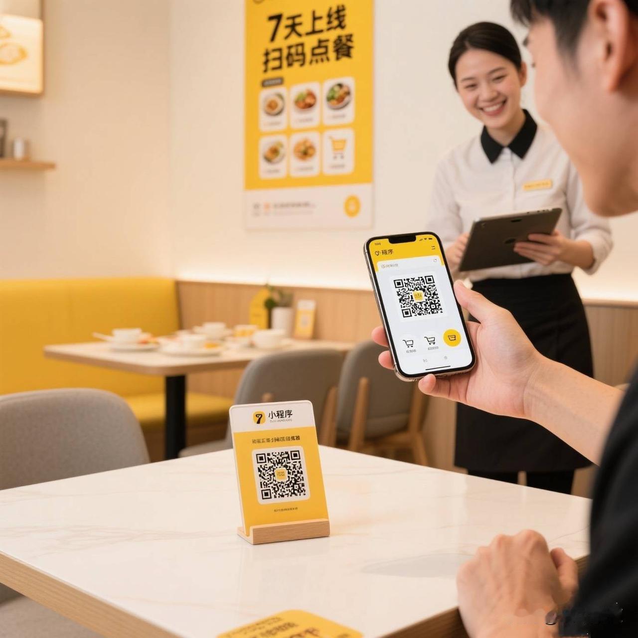 不知从何时起，走进餐厅，递上来的不再是菜单，而是一张冷冰冰的二维码。“扫码点餐”