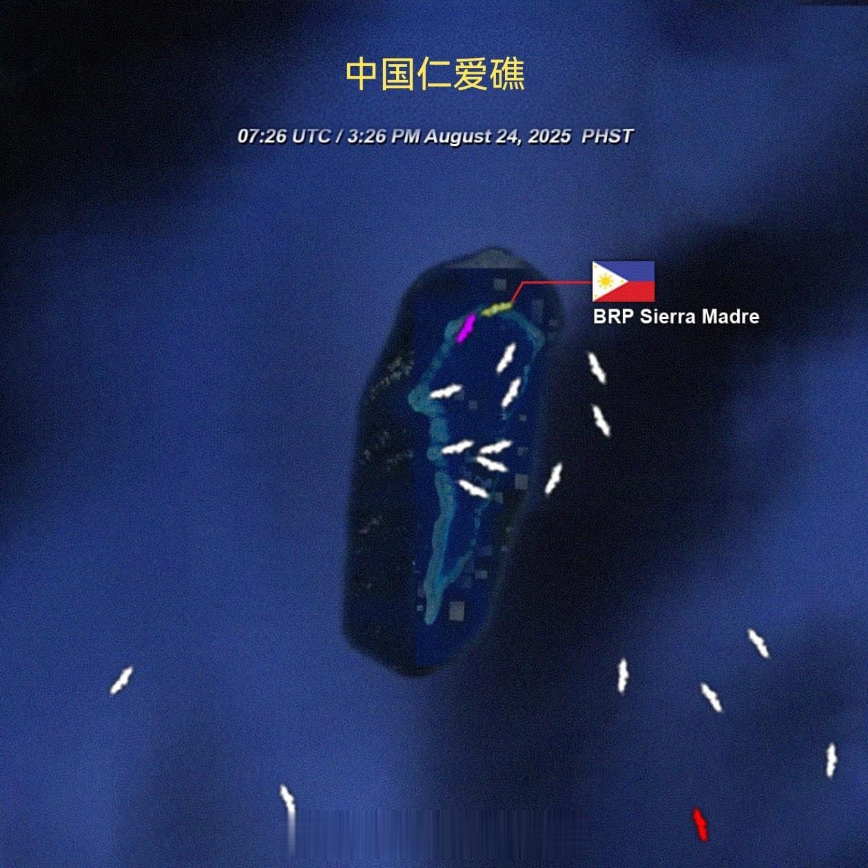 当地时间2025年8月24日，菲律宾武装部队总参谋长布劳纳上将接受法国记者采访的