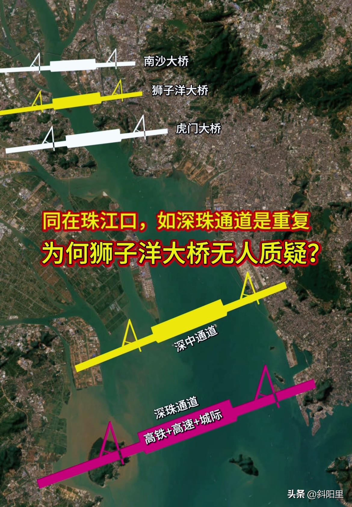 为何总是有人质疑深珠通道是重复建设，就是因为有了深中通道吗？如果这样说的话，同在