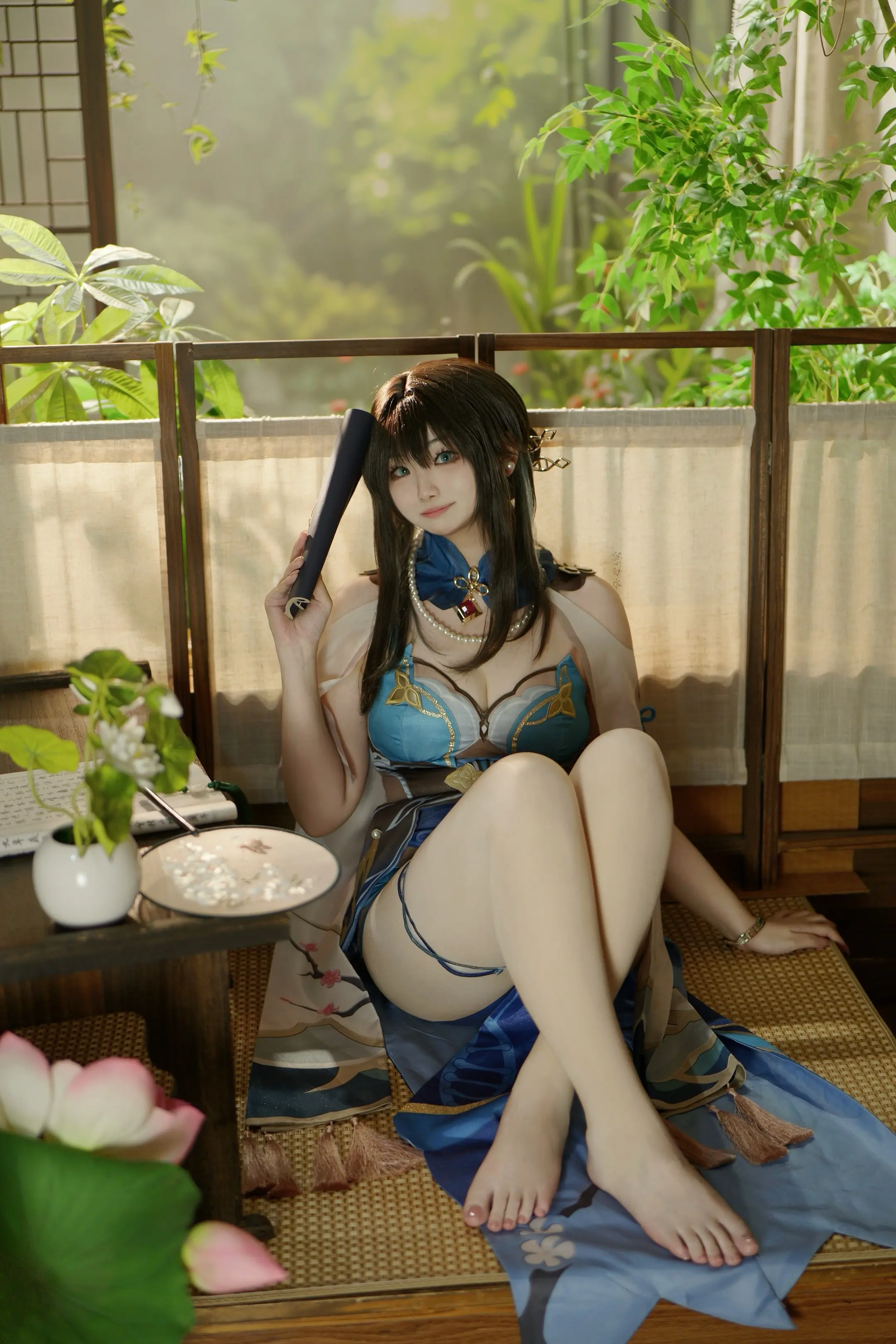 谈花饮月赋闲，这春宵艳阳天🌸