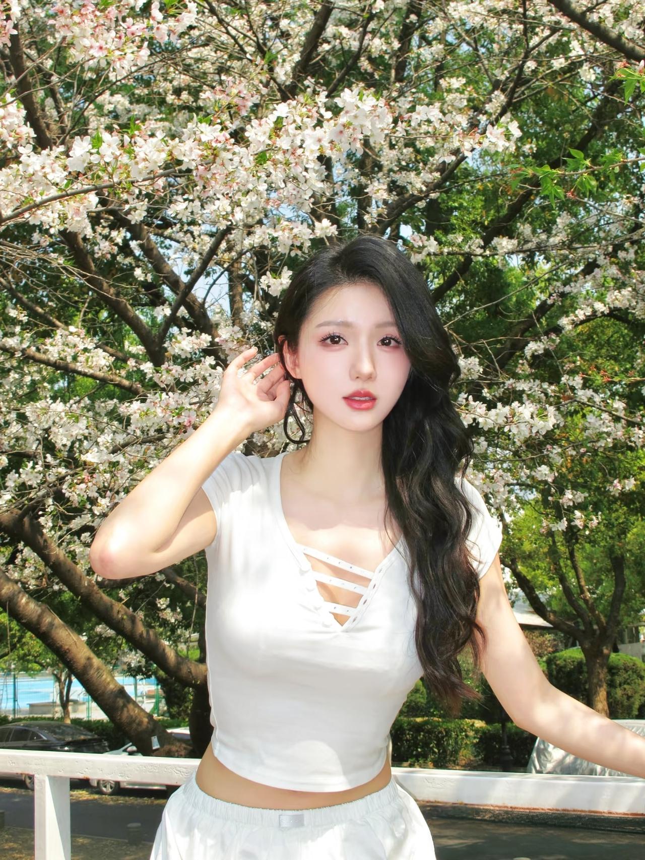花开花落，人面如花。
