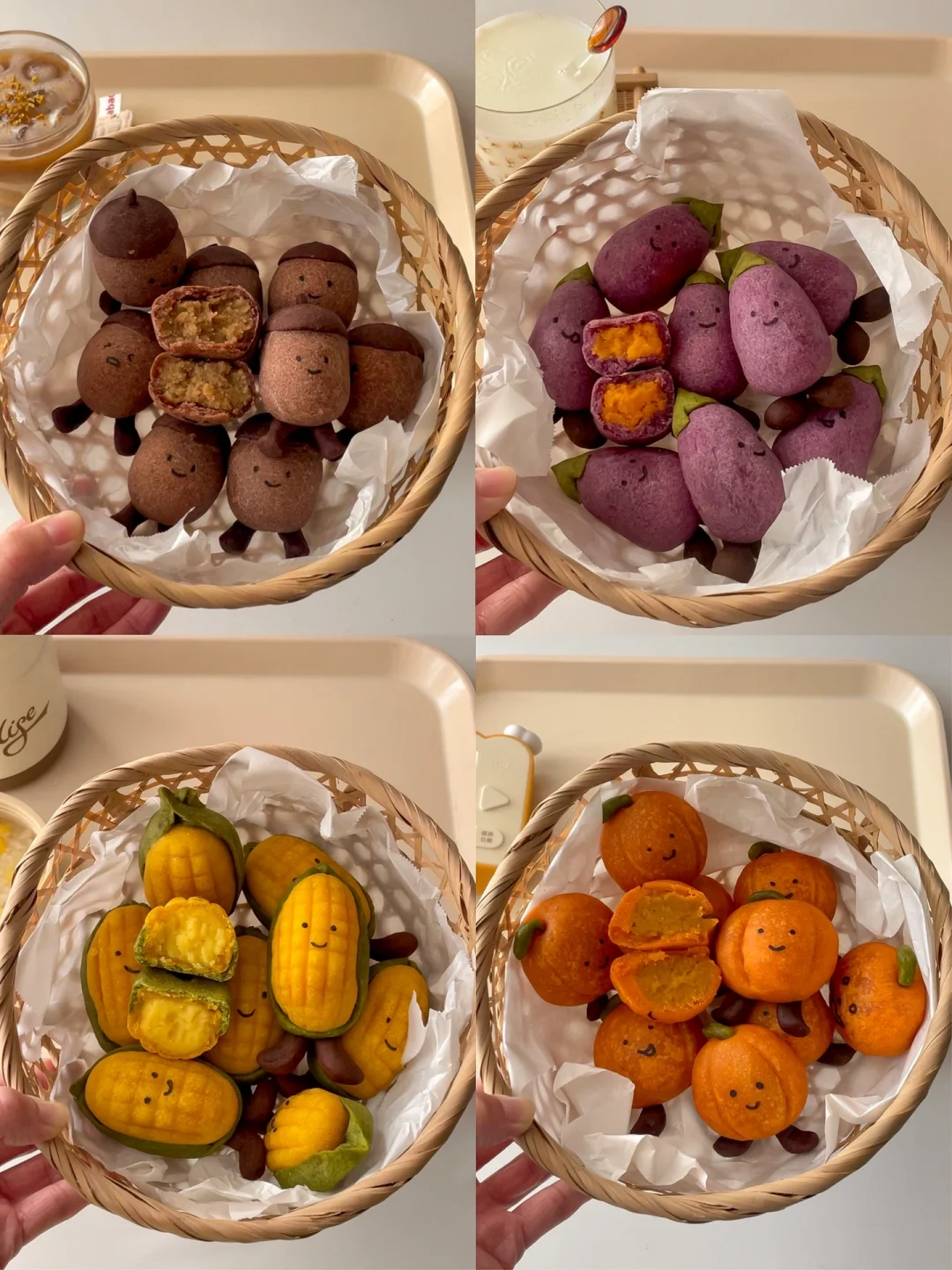 🍂秋冬在家自制jellycat蔬果奶香饼