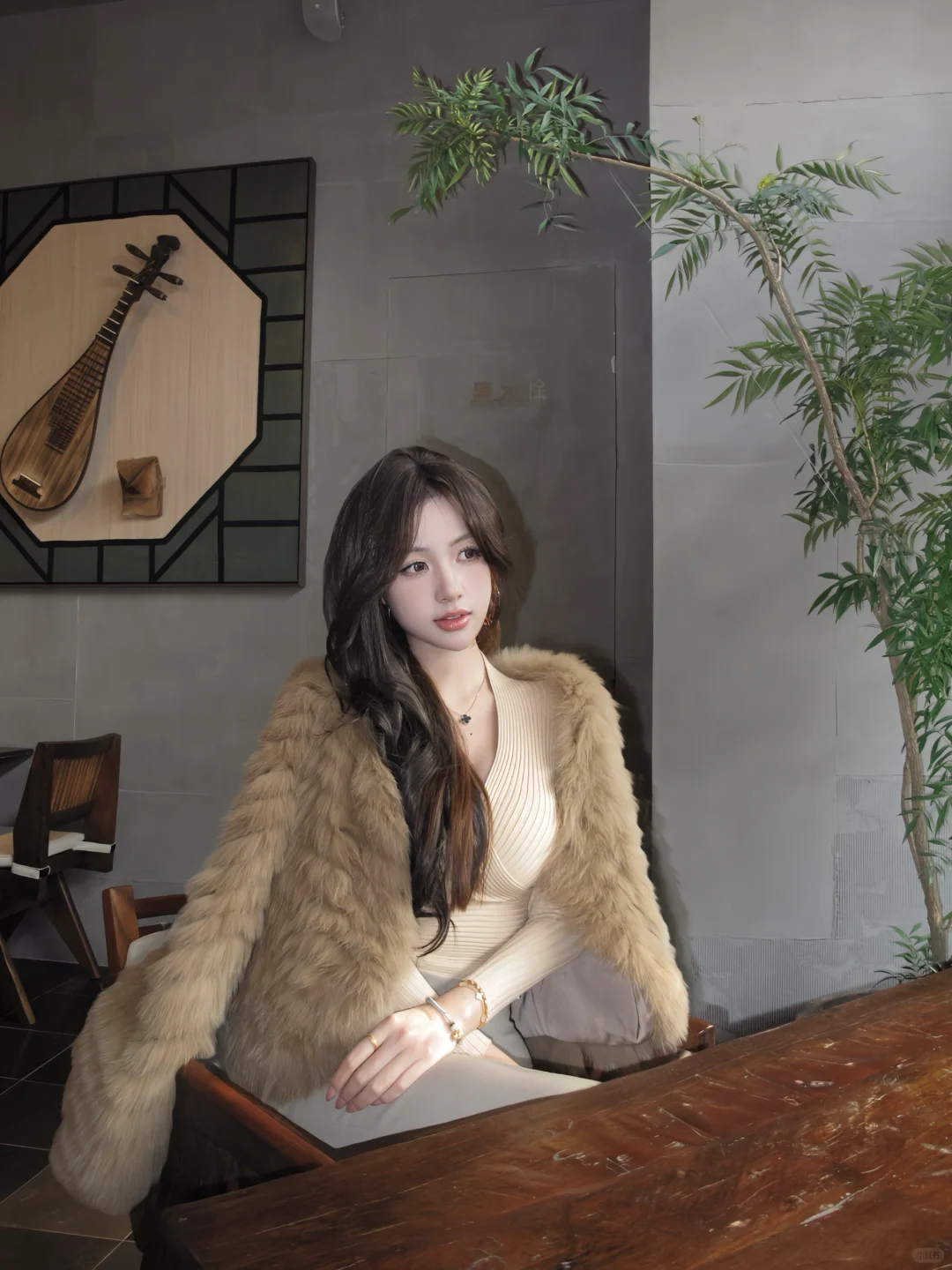 秋冬氛围感 皮草 无法拒绝温柔感 拍出氛围感 苏州 ootd每日穿搭