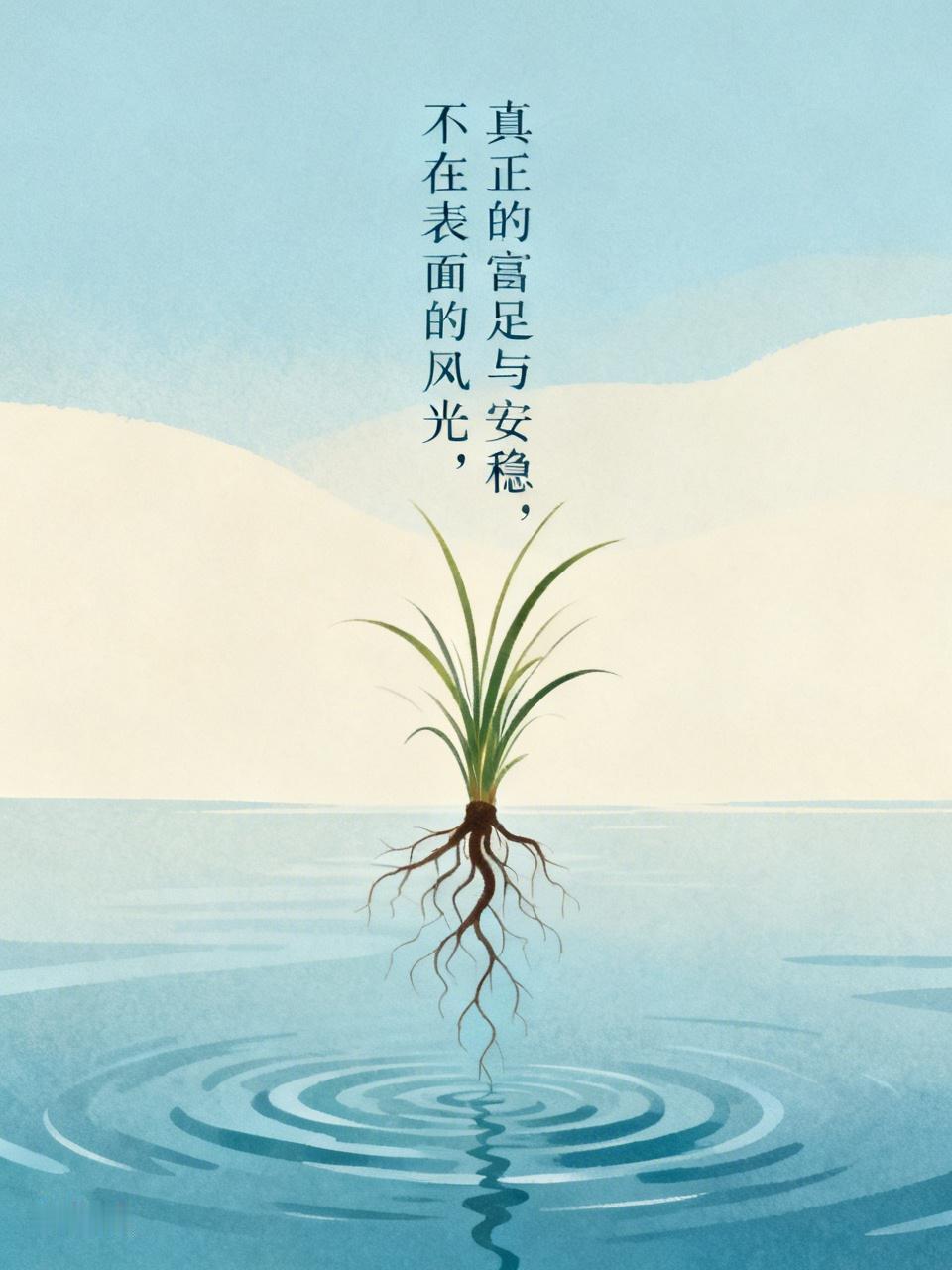 真正的富足与安稳，不在表面的风光。很多人前半生都在向外求索，像年少时渴望父母老师