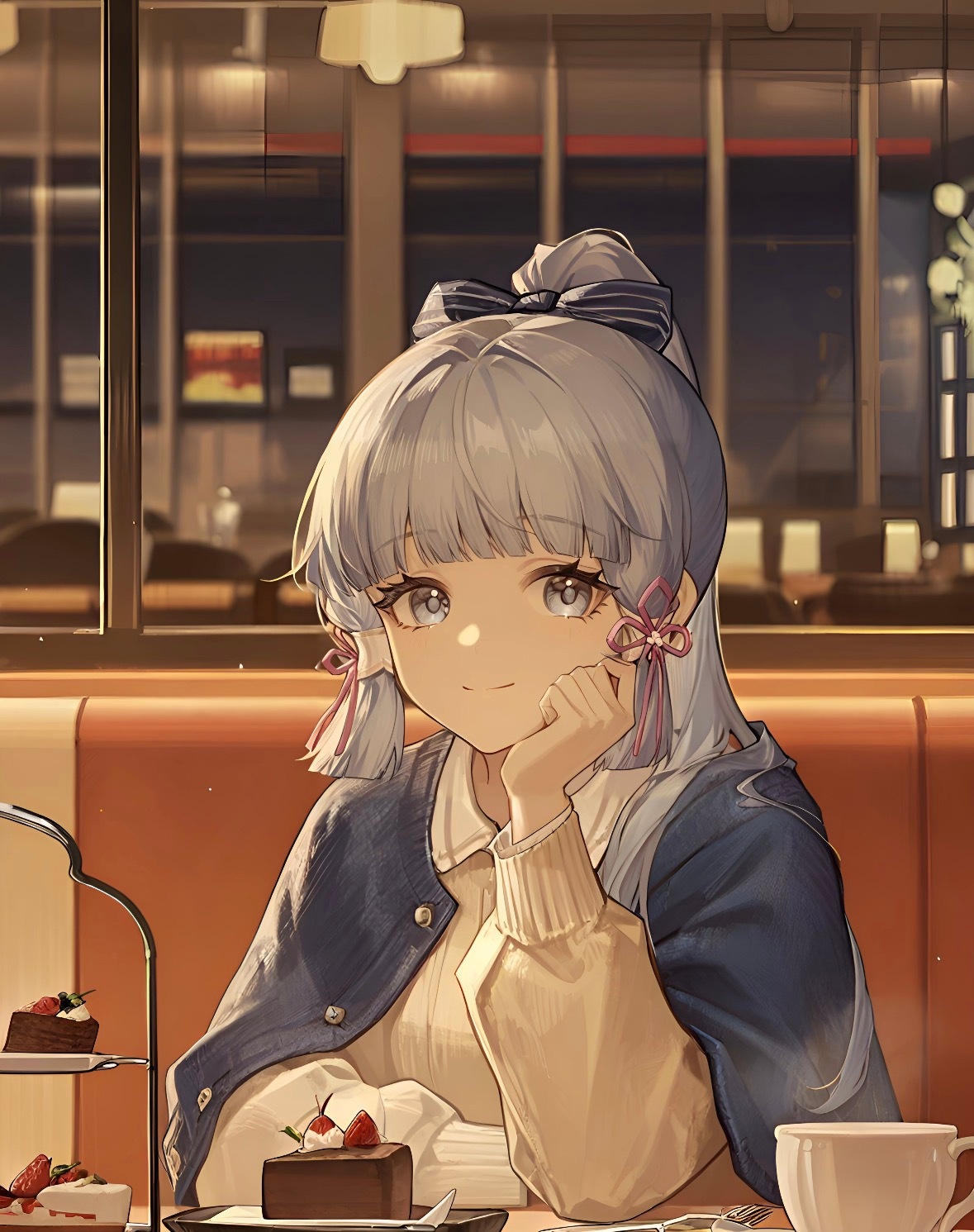 原神 神里绫华：旅行者…你……今天下午有时间吗？ 