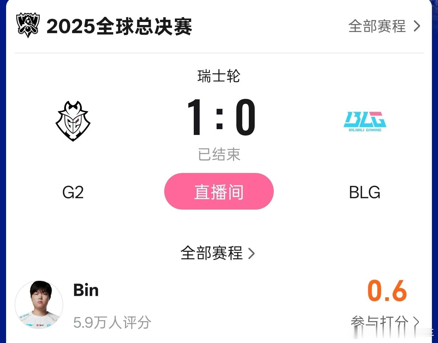 G2战胜BLG我还没开饭呢，哦，厨子得先做饭[吃瓜] ​​​