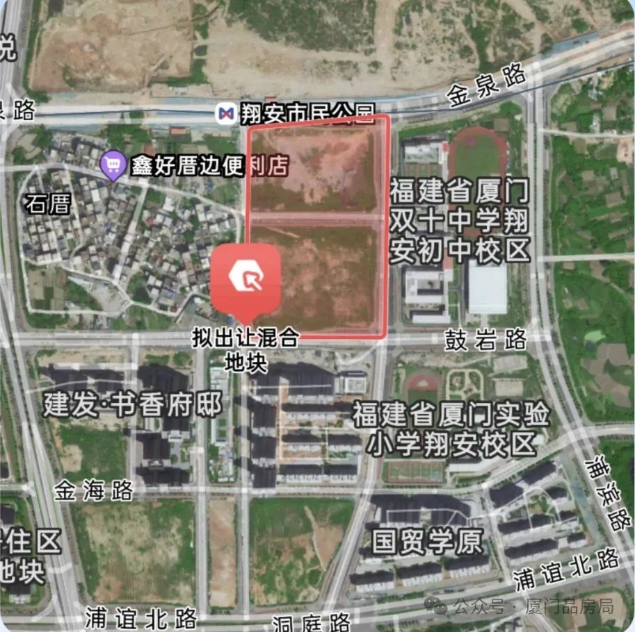 翔安王炸地块现身，商业巨头或将入驻