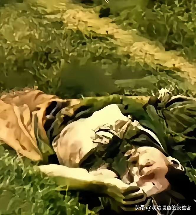 在南疆的高温湿热中，一名牺牲于敌人伏击的侦察兵烈士，因时隔多日，当救援战友赶到时