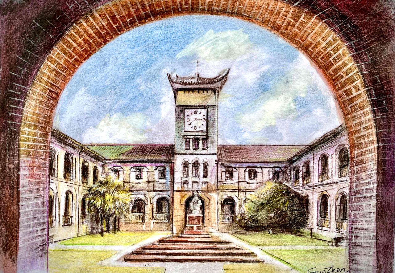 上海经典老建筑《华东政法大学长宁校区》前身是1879年美国圣公会创办的圣约翰书院