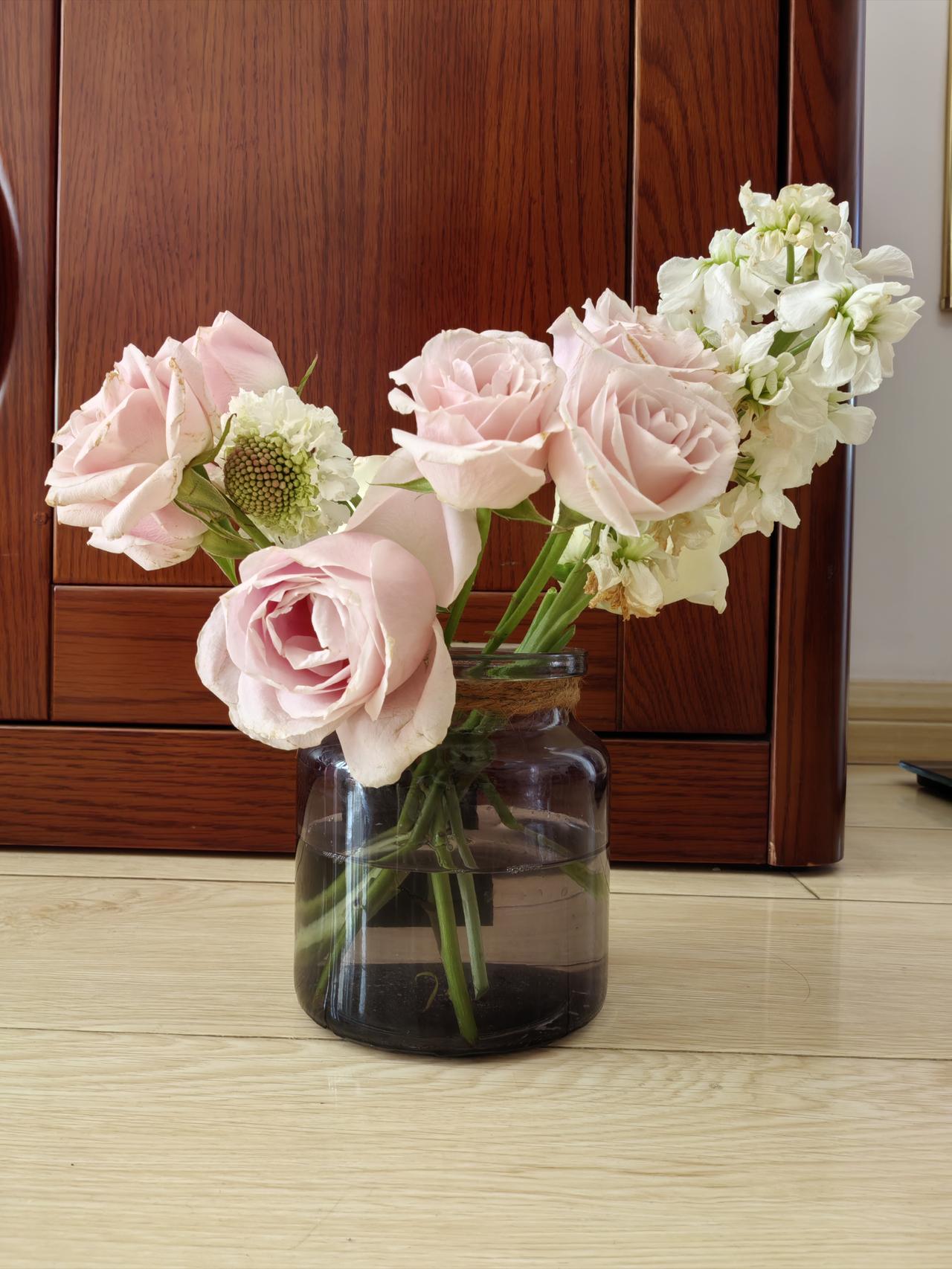 今天非常开心:收到了老伴儿迟到的三八妇女节礼物。

老伴儿不是一个有着浪漫情怀的