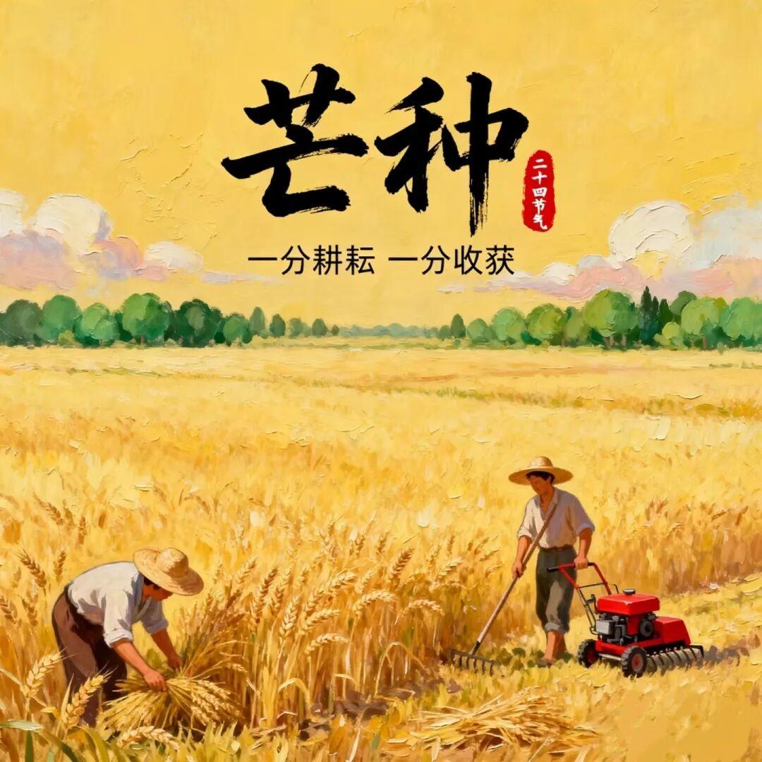 🌈今日芒种，愿你种下了一分真心，收获百万开心；撒播一分诚心，收割千万顺心；种下
