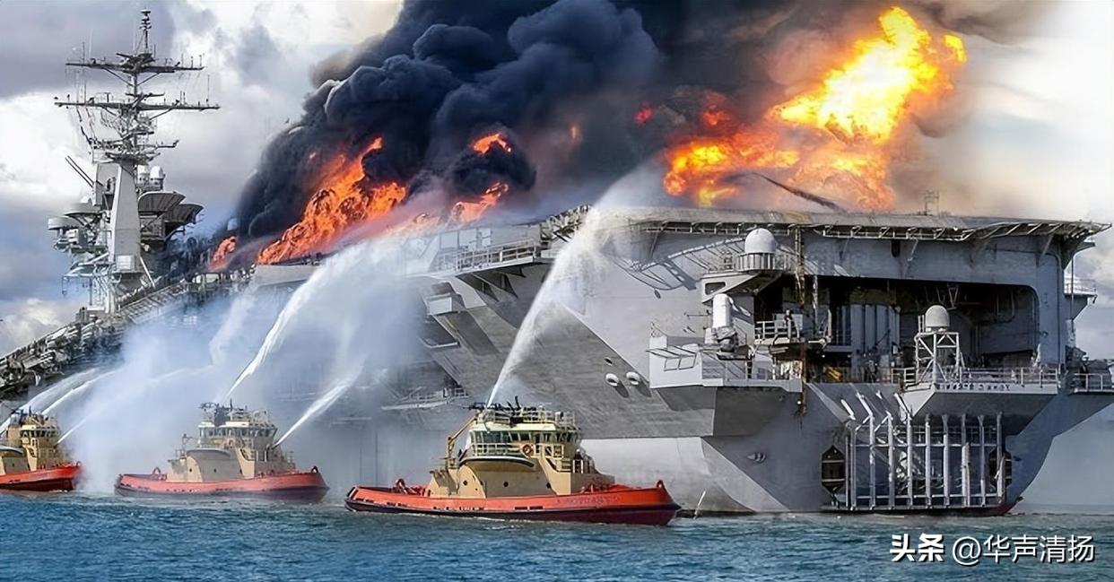 仅剩“林肯”号独撑，闷烧30多小时后，最强航母“福特”号撤离前线意味着什么？
 