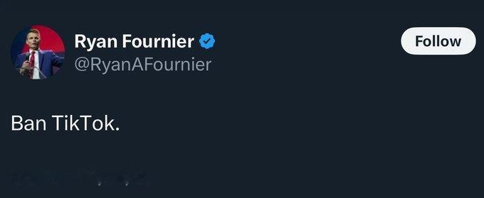 特朗普学生团创建者Ryan Fournier 