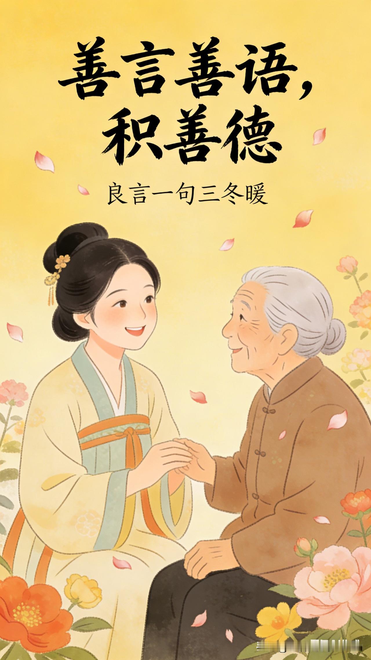 积口德就是攒福气
 
今天刷到个话题，真是戳心了！ 现在不管是现实里还是网上，总