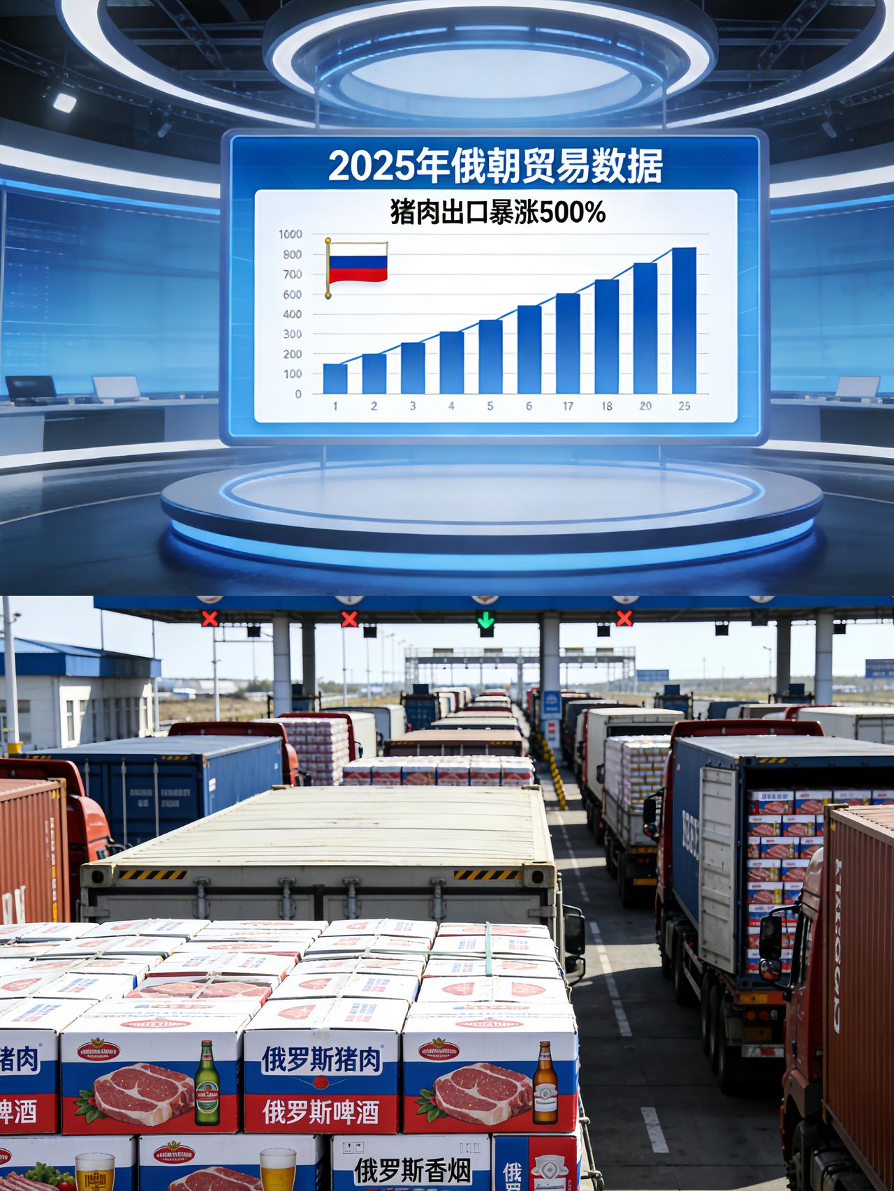 俄朝贸易突然火了！猪肉涨5倍，啤酒香烟第一次进朝鲜，真的假的？

俄朝贸易关系突