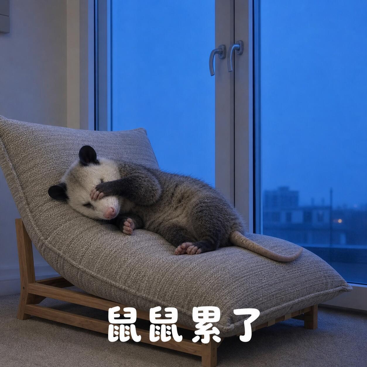 我也要当一只躺平负鼠：既然出不去的话...那鼠可就躺下咯！谁能拒绝一只负鼠呢