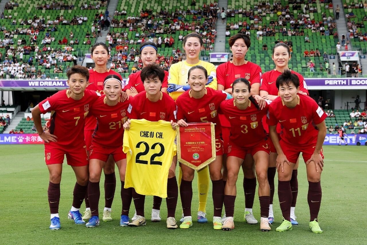 中国女足2比0中国台北女足 亚洲杯1/4决赛，中国队2-0战胜中国台北队，闯入半