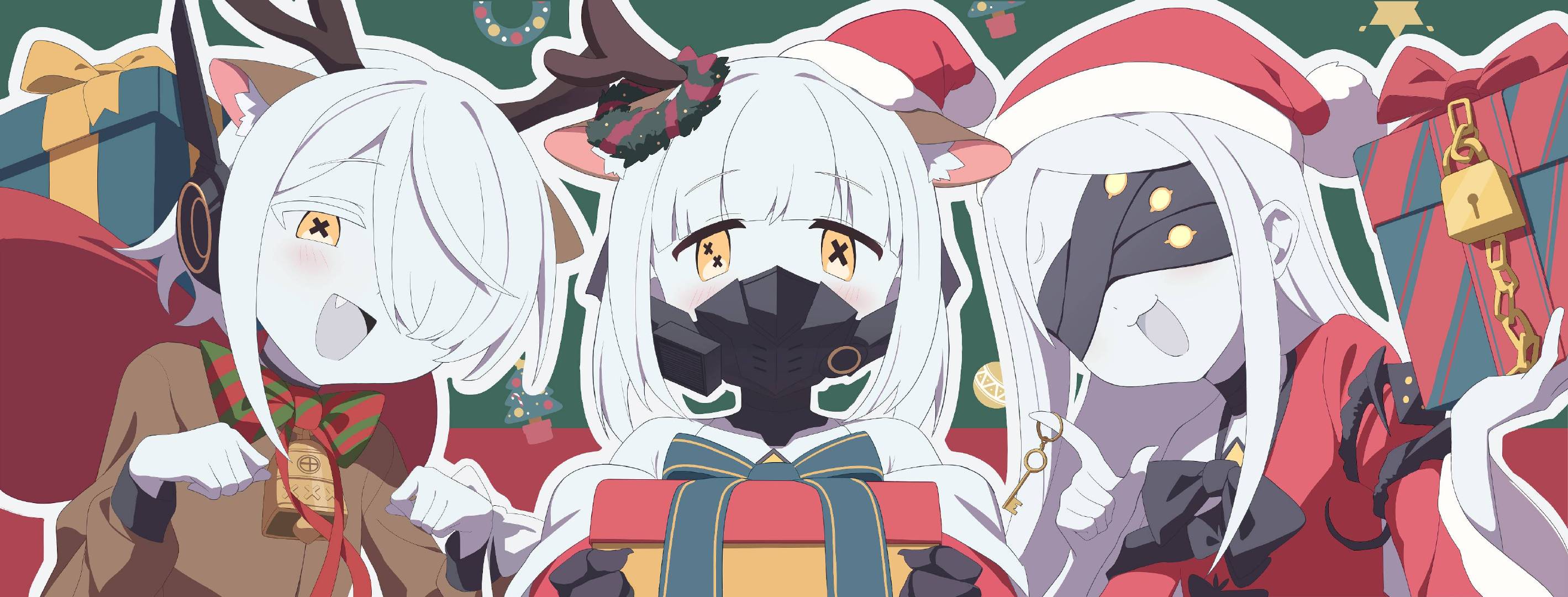 索芙、艾茵、奥茹——碧蓝档案——画师: Manew/マニュー，网页链接