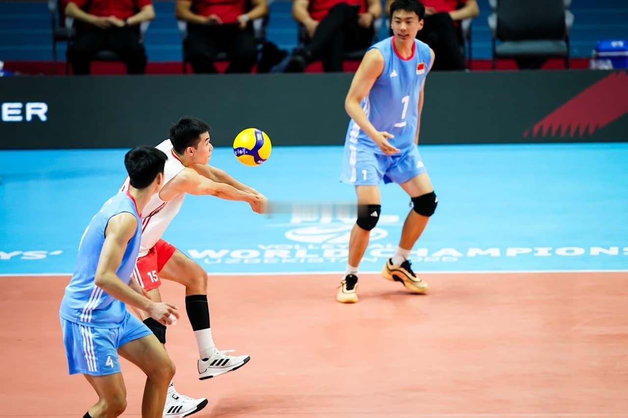 2025年U19男排世锦赛小组赛B组第五轮：中国队vs加拿大队 第二局：25-1