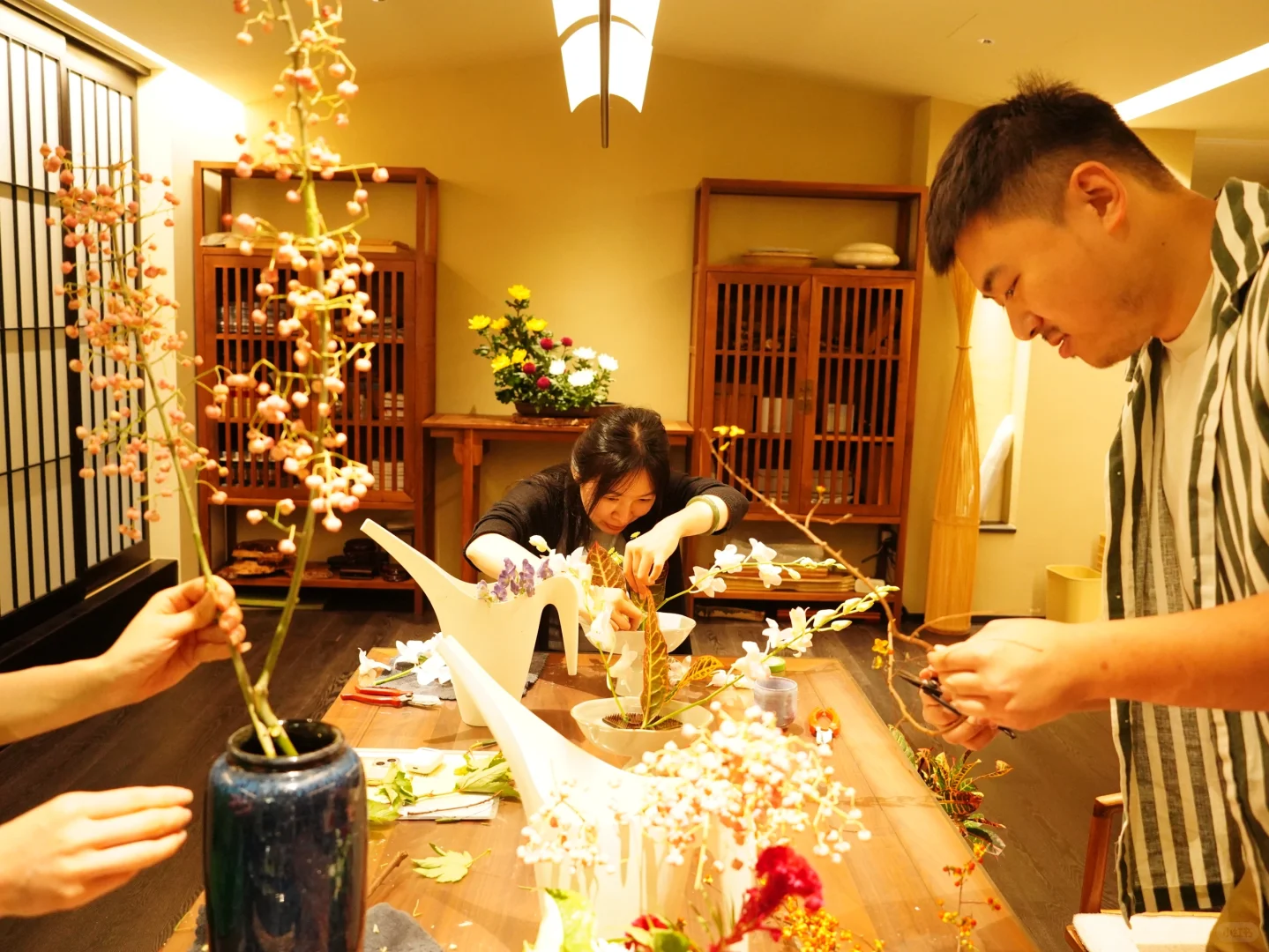 国庆节插花团建活动记录