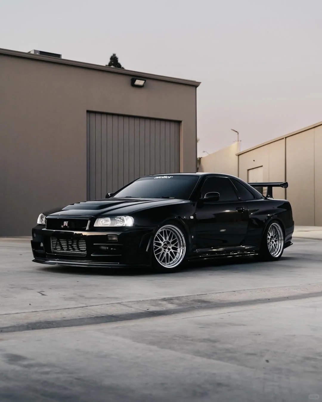 黑武士Nissan GTR R34，太太太太太太酷辣绝美车片