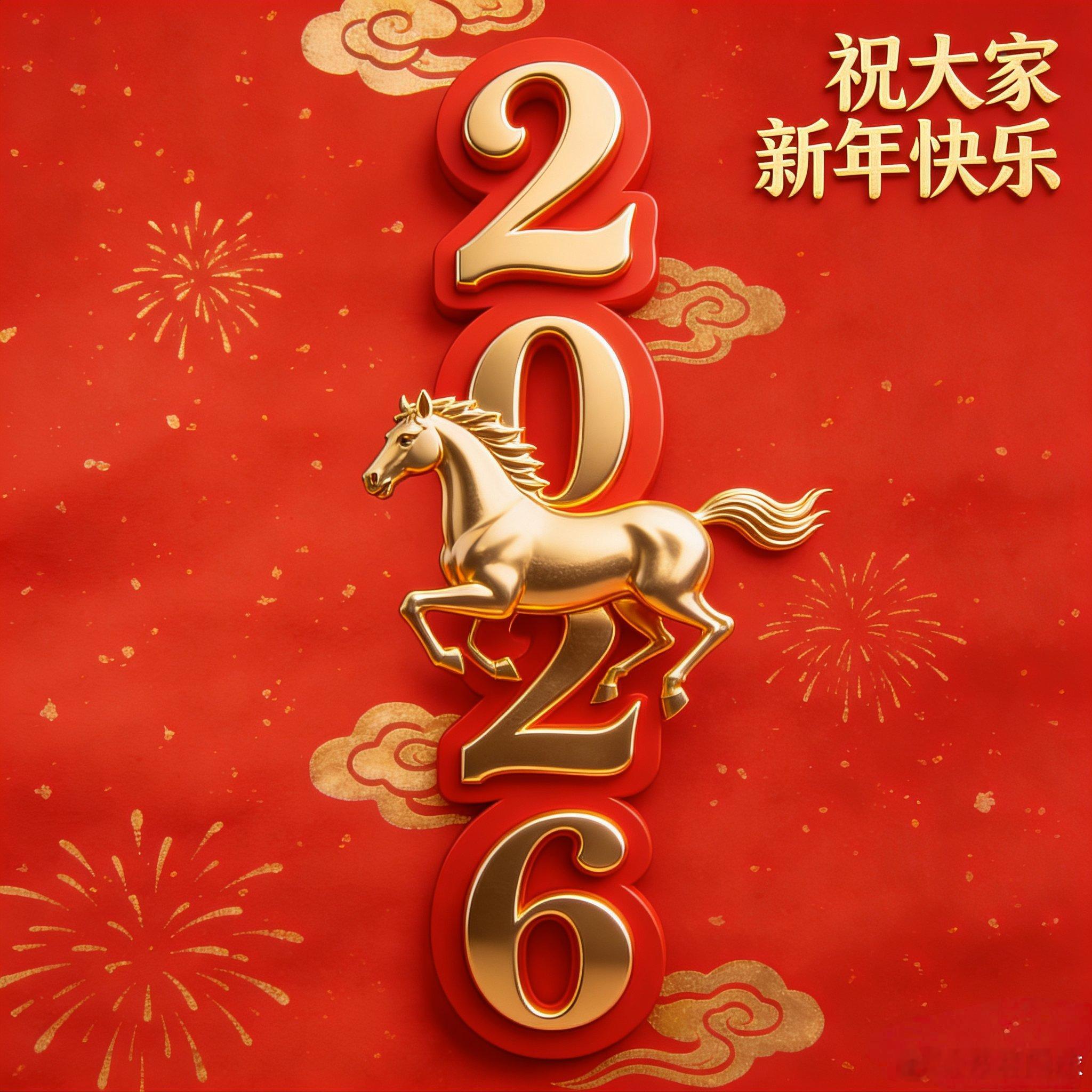 新年快乐 。2026