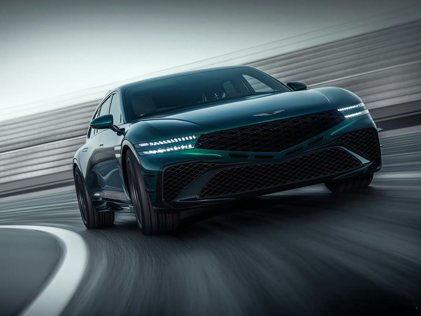 捷尼赛思G90 WINGBACK你是我见过最美的韩国车早！看旅行车就是舒服 