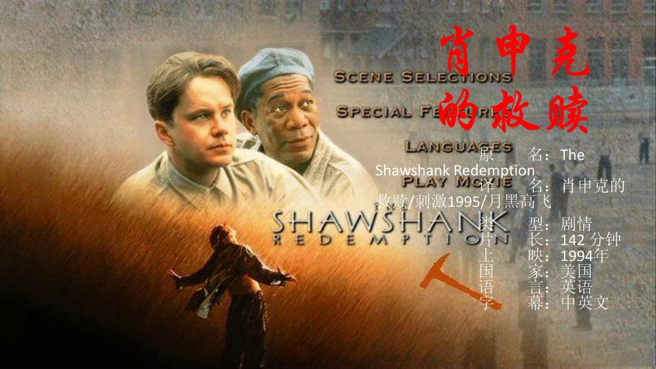 说实话，给我震撼最深的，还得是《肖申克的救赎》。它讲的哪里只是越狱啊，简直是给我