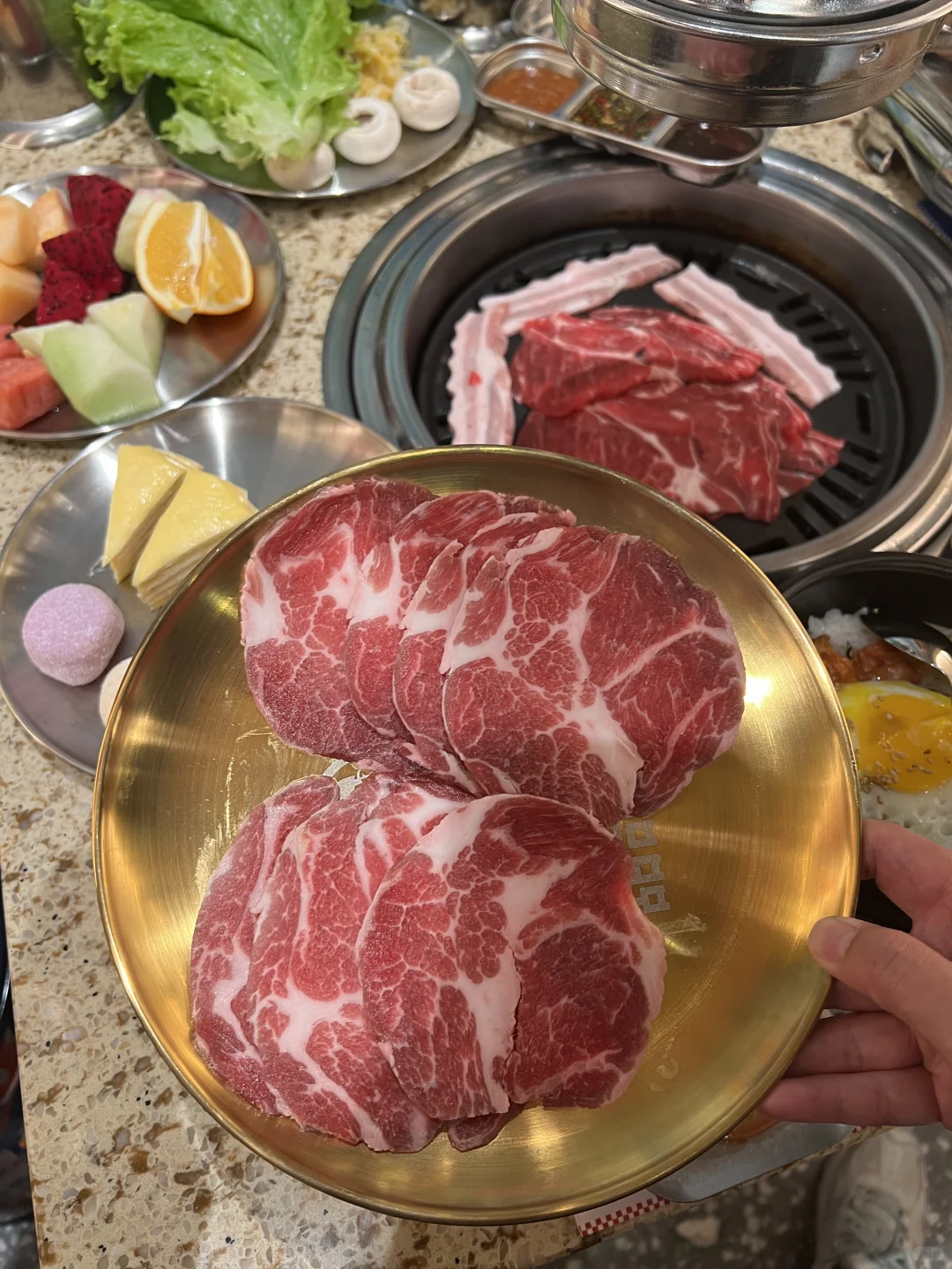 大口吃肉的快乐，无限炫肉👍👍👍