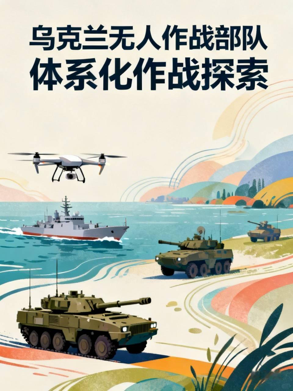 从乌克兰的独立日，进行一定规模的陆海空三军无人化与立体的体系化的无人装备的大阅兵