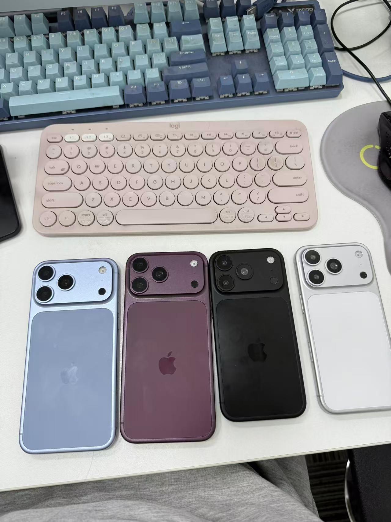 iPhone18pro四个颜色来啦，你喜欢哪个配色？

看看iPhone18pr