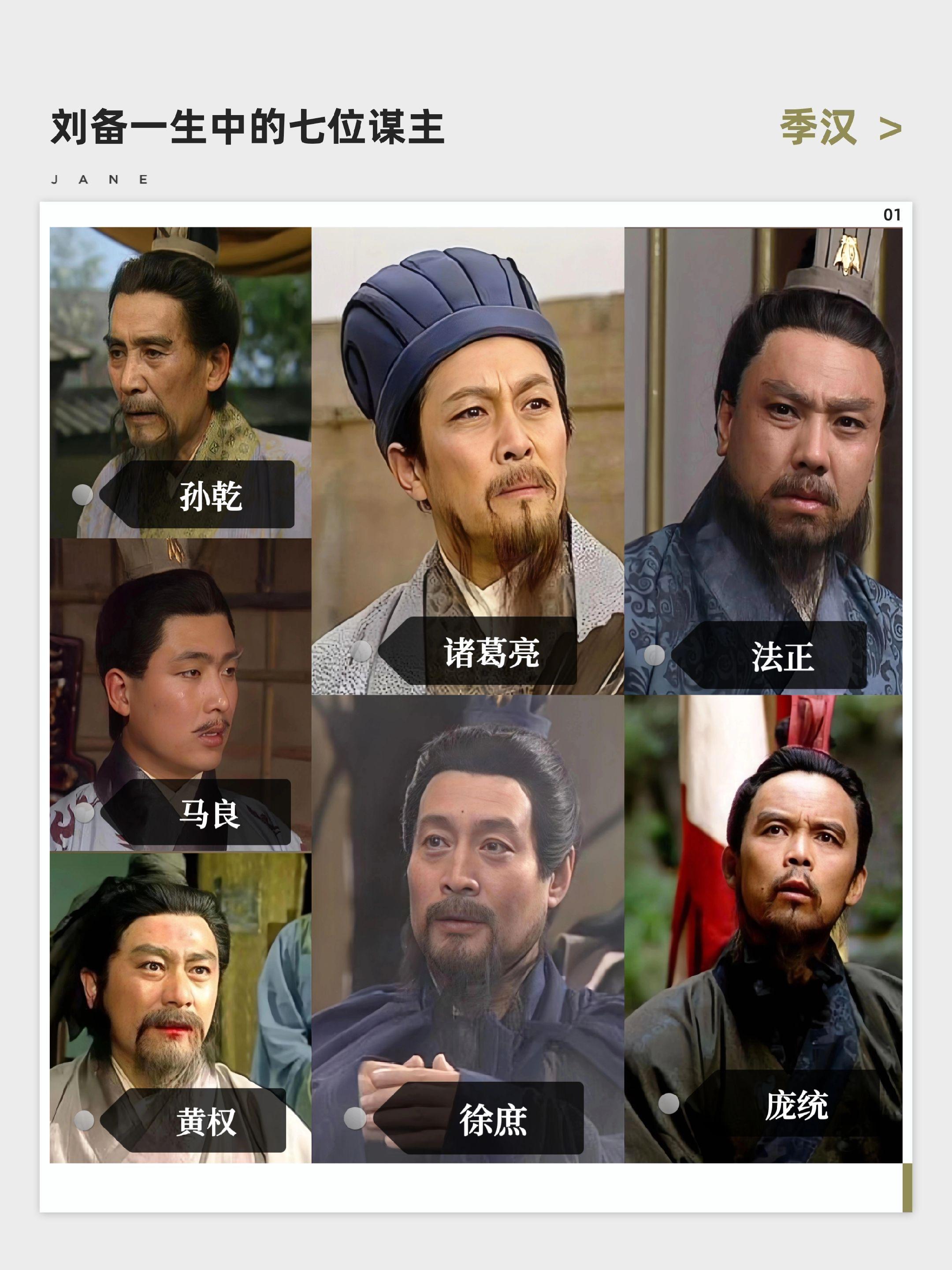 刘备 蜀汉 刘备谋士 三国历史人物