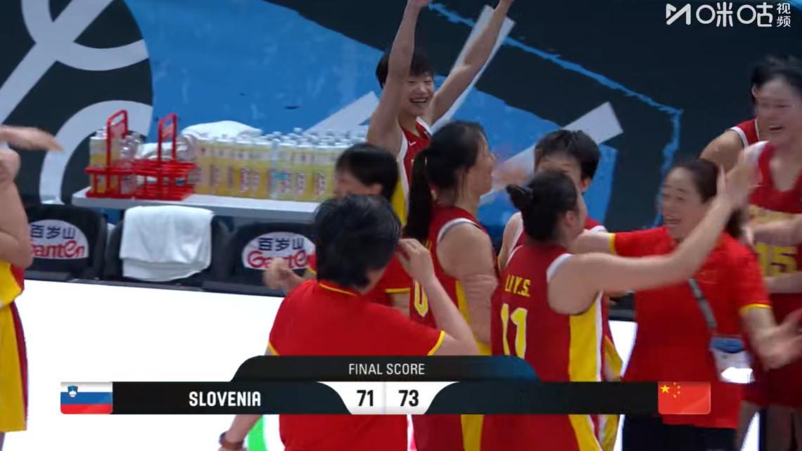 U17女篮赢了斯洛文尼亚，U16欧洲杯前四名球队我们赢了3个，牛逼！！明天继续打