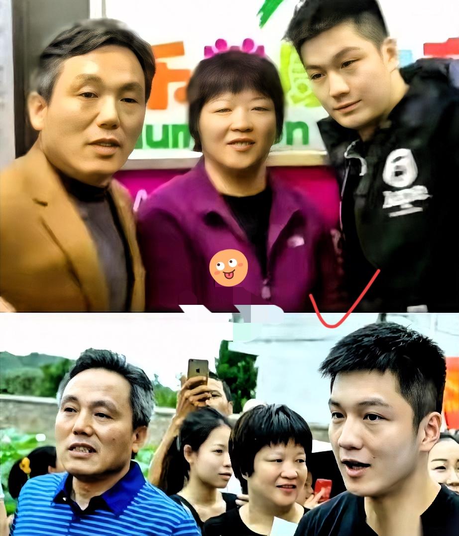 樊振东爸妈不肯接受采访，被扒出来，是广州最普通的职工。
电话打过去，从来不问比赛