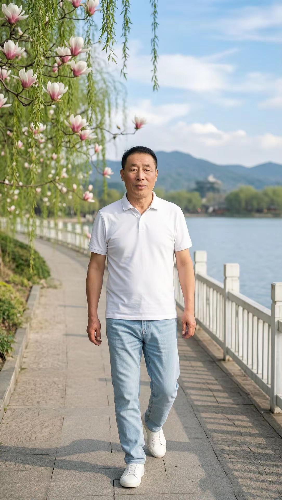 且停且忘且随风，且行且看且从容。