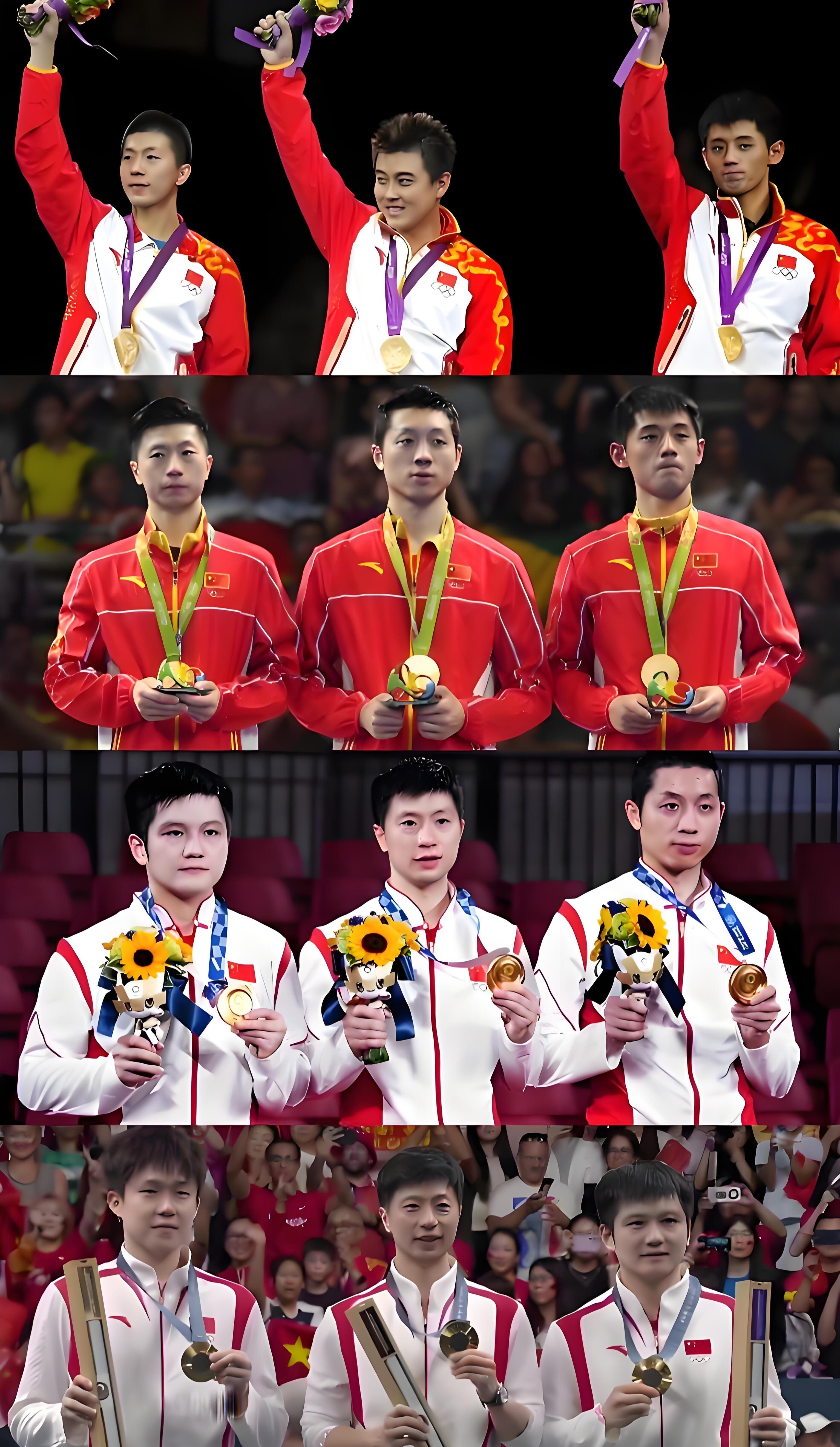 据说乒坛有条魔咒，每届奥运会后马龙会送走一个队友~2012年伦敦奥运会后送走了王